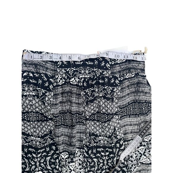 Rusty White Black Printed Casual Lightweight Grage Pants Size M - Picture 6 of 16